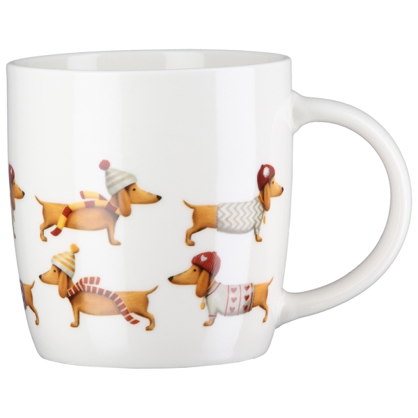 Tasse Frieda mit Dackelmotiven