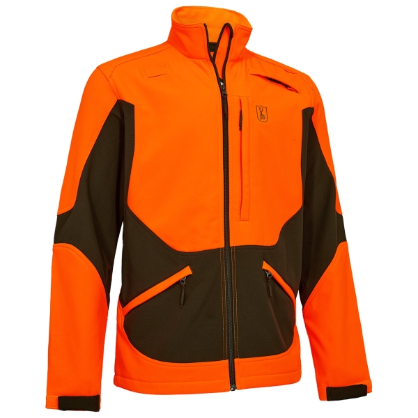 Softshell Jacke Rogaland orange/oliv
