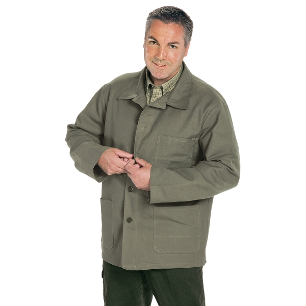 Moleskin-Jacke oliv