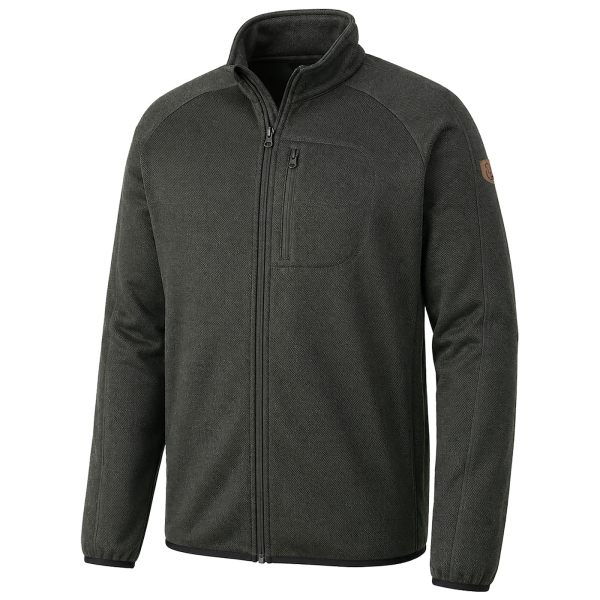 Fleecejacke Cedar dunkeloliv/schwarz