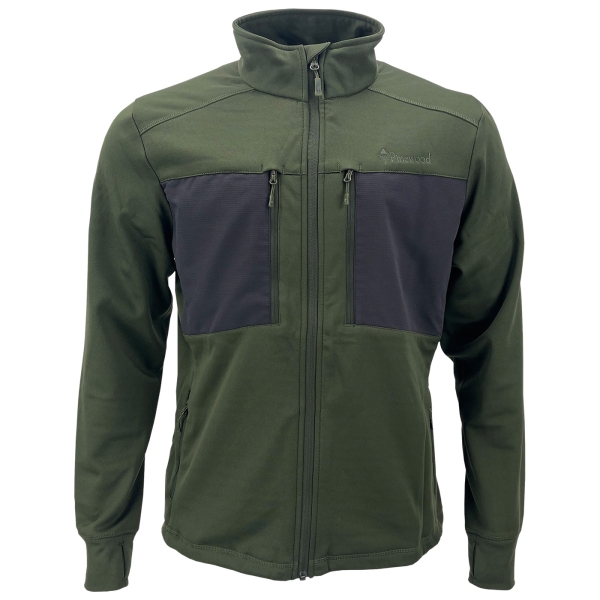 Power Fleecejacke Abisko oliv/schwarz