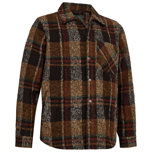 Hemdjacke Wilder oversize braun/orange