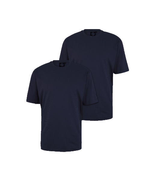 Doppelpack T-Shirts dunkelblau