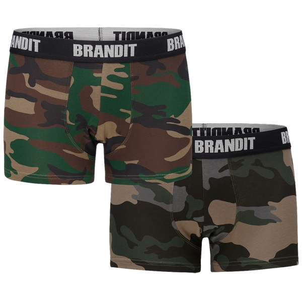 Boxershorts 2er Pack woodland/darkcamo