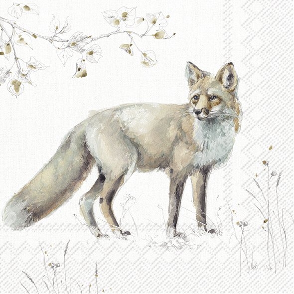 Servietten Woodland Fox Nature