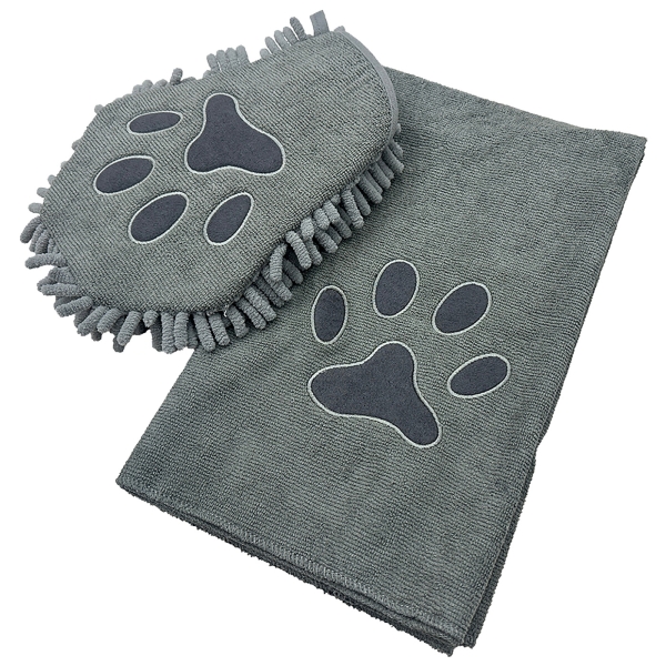 Handschuh und -tuch Set DRY & CLEAN