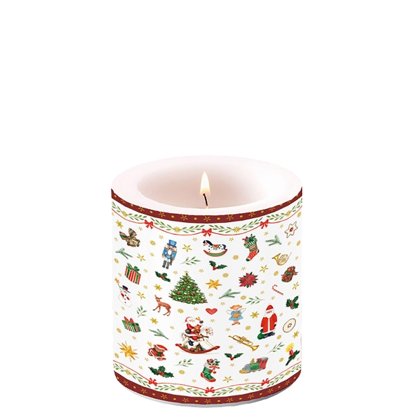 Kerze klein Weihnachtsornamente