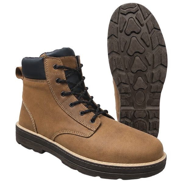 Premium Halbstiefel Portland hellbraun/schwarz