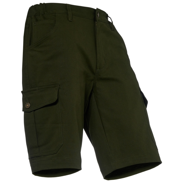 Jagdjeans Bermuda oliv