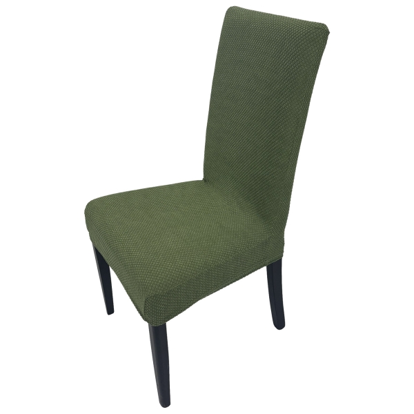 Stuhlhusse Punkte 2er Pack grün