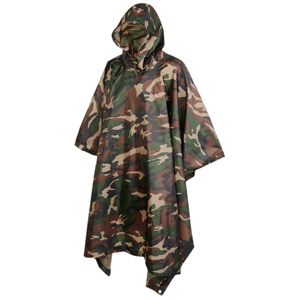 Ripstop Poncho woodland