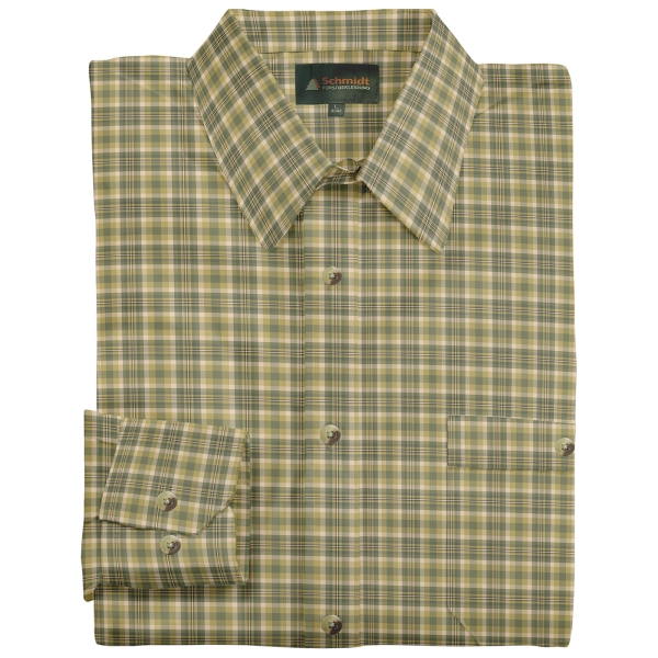 Karohemd oliv/gelb