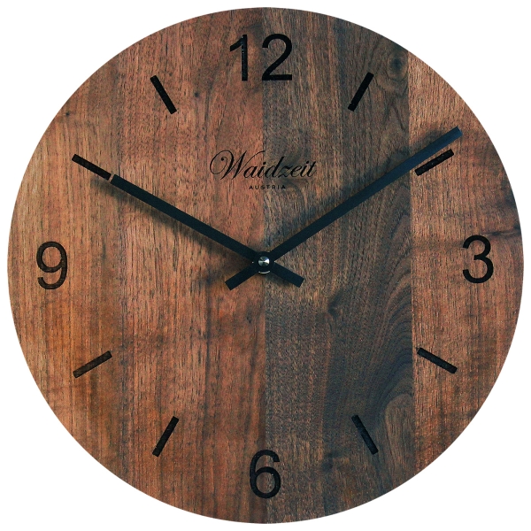 Wanduhr Tempus Walnuss