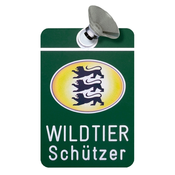 Autoschild Wildtierschützer Baden-Würtemberg