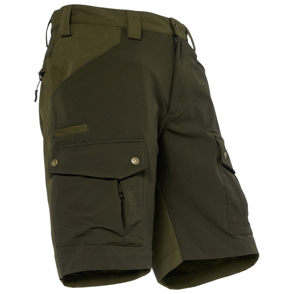 Outdoor Stretchshorts Siegen braun/oliv