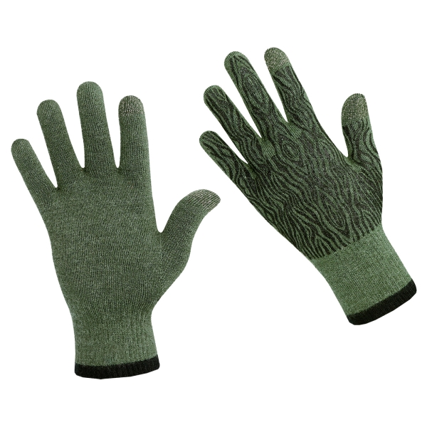 Merino Antislip Handschuhe oliv
