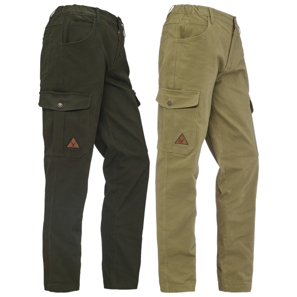Comfortjeans mit Beintaschen im 2er Pack (810 oliv + ST4001 khaki)