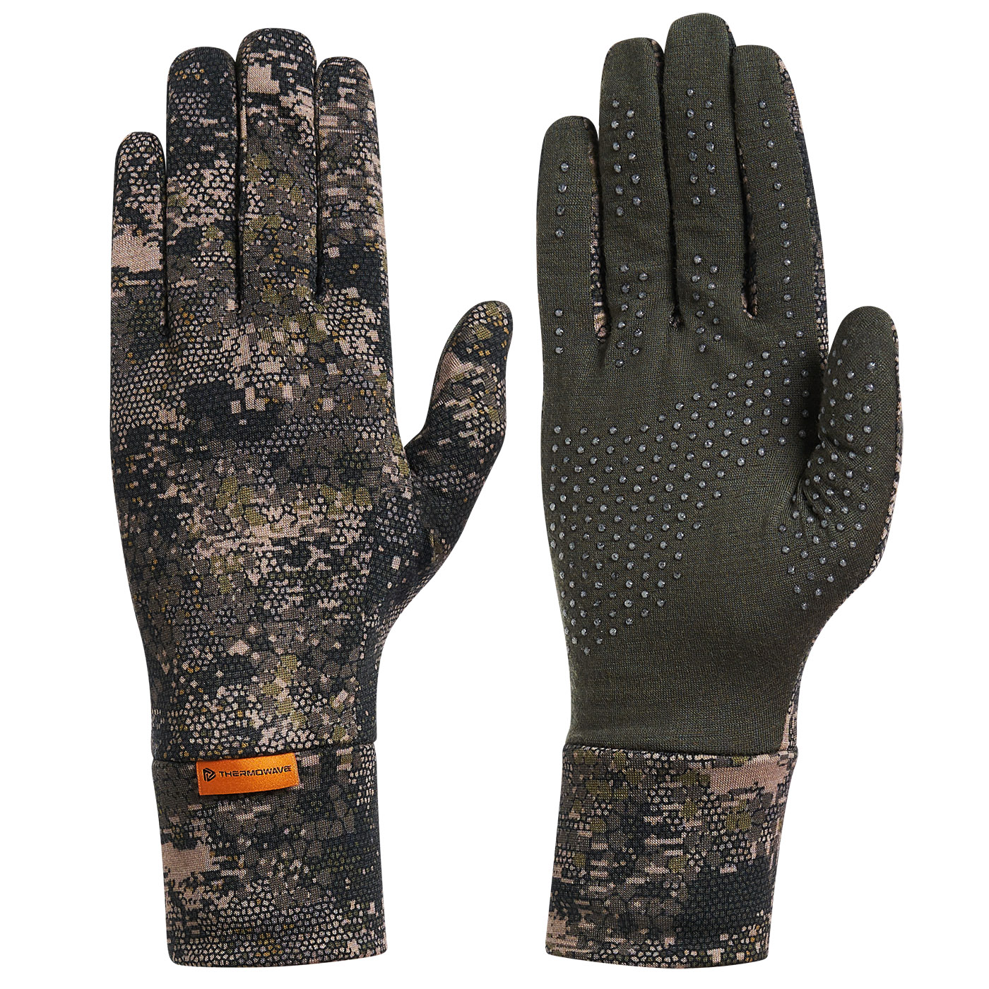 Merino-Handschuhe oliv camo | Handschuhe | Bekleidung | Schmidt Versand GmbH