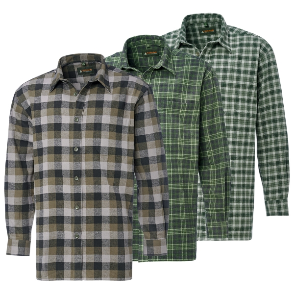 Flanell-Karohemden 3er Pack (ST3001+ST3002+ST3003)