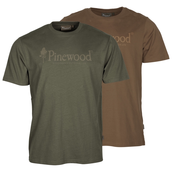 2er Pack T-Shirt Outdoor Life mit Logo (PW1017+PW1018)
