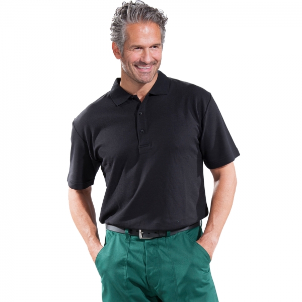 Poloshirt schwarz