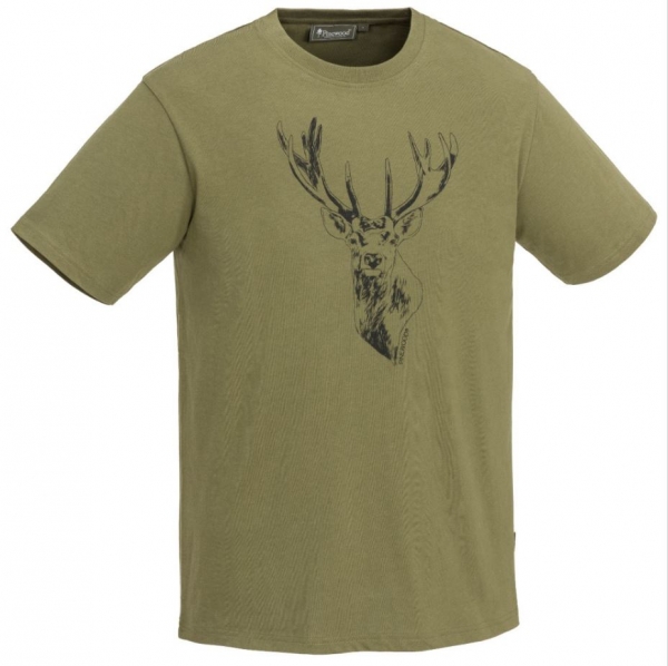 T-Shirt Red Deer oliv