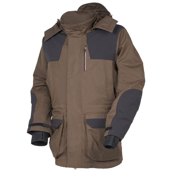 Damen Winterjacke Cordura Highland 2.0 braun/schwarz