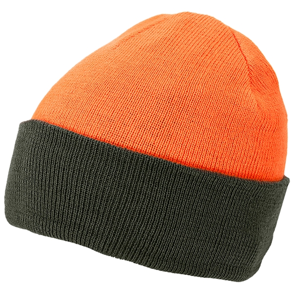 Wendemütze oliv/orange