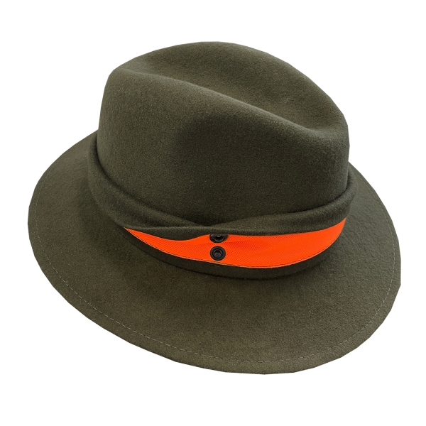 Hut mit Signalband oliv/orange | Kopfbedeckungen | Bekleidung | Schmidt  Versand GmbH