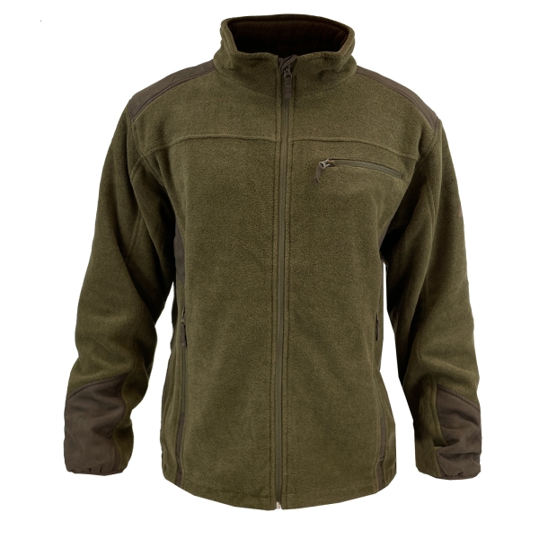 Fleecejacke Malte khaki/schlamm