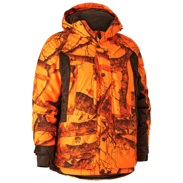 Winterjacke Explore orange camo/oliv