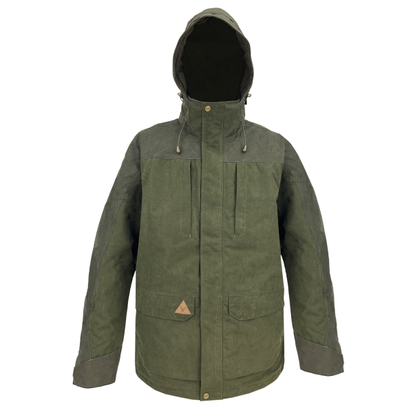 Winterjacke mit Membrane oliv/braun