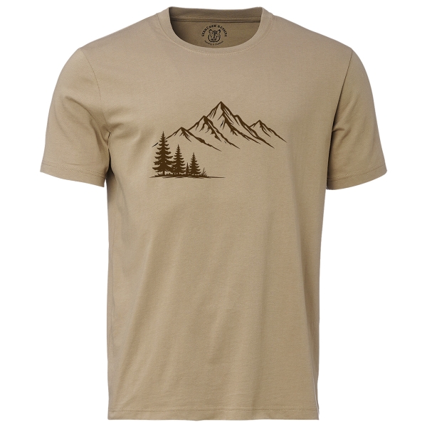T-Shirt Mountain Forest beige/braun