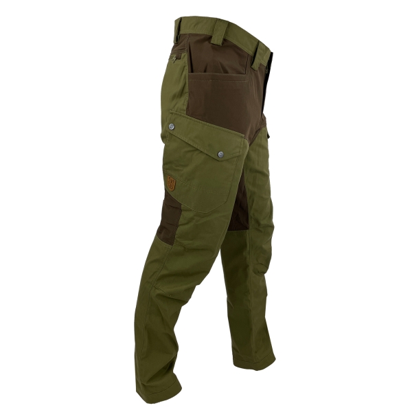 Outdoor Stretchhose Oak grün/braun