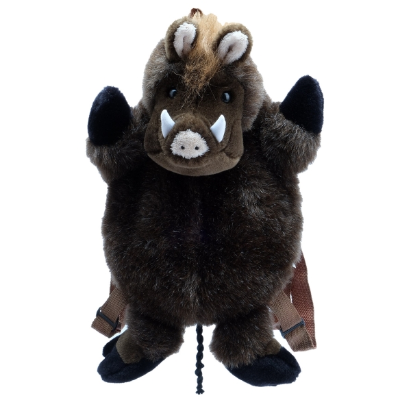 Kinderrucksack Wildschwein braun