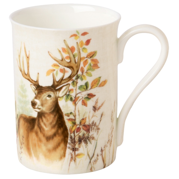 Tasse Rothirsch cremefarben