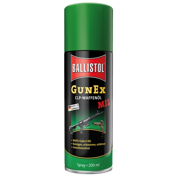 Gunex MIL Spezial-Waffenöl Spray 200 ml