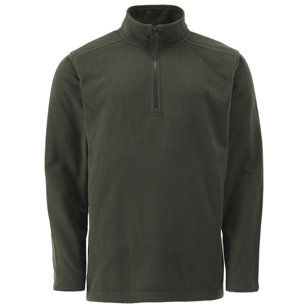 Strick-Fleece-Troyer oliv