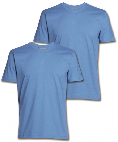 Doppelpack T-Shirts blau