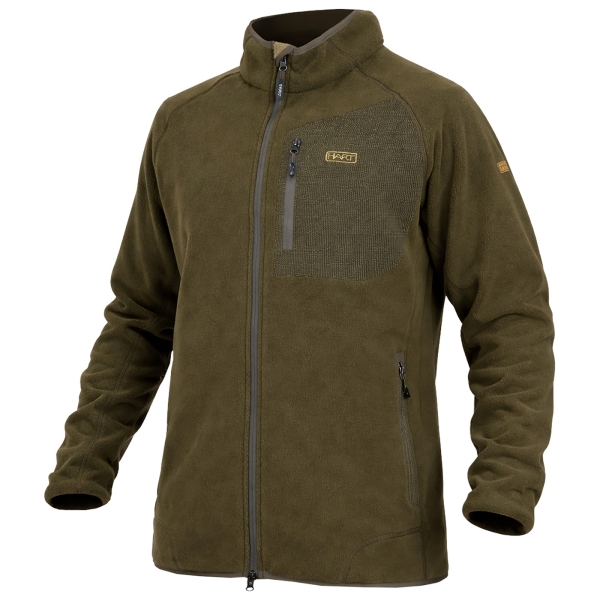 Fleece-Strickjacke GARDE-XHP oliv