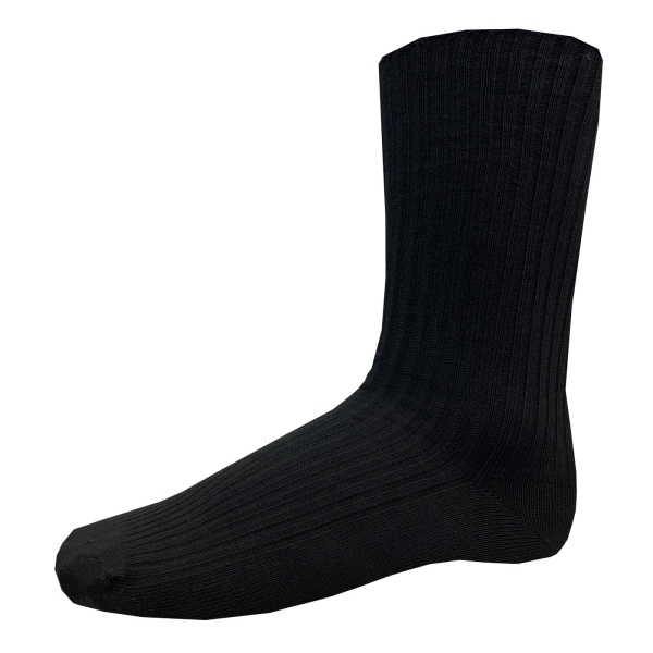 Socken ohne Gummi 5er Pack schwarz