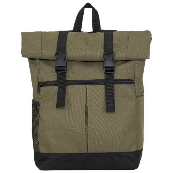 Roll-Rucksack oliv/schwarz