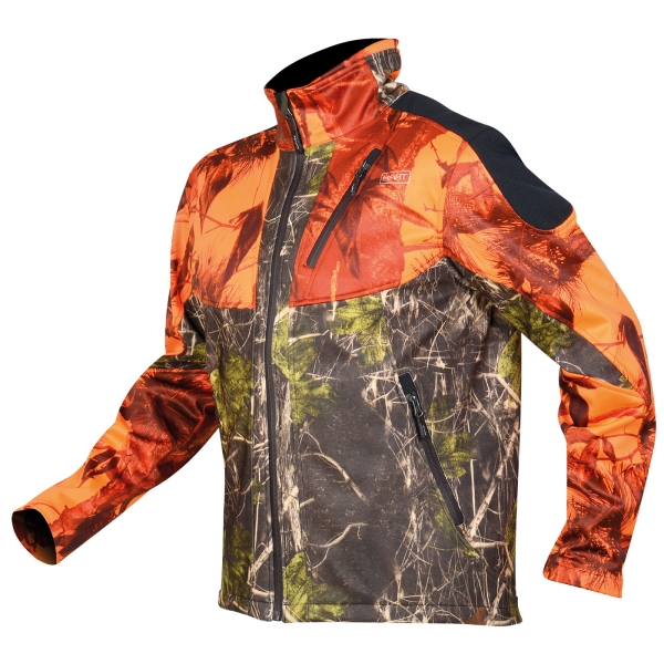 Softshelljacke Lanbro-S camo blaze forest