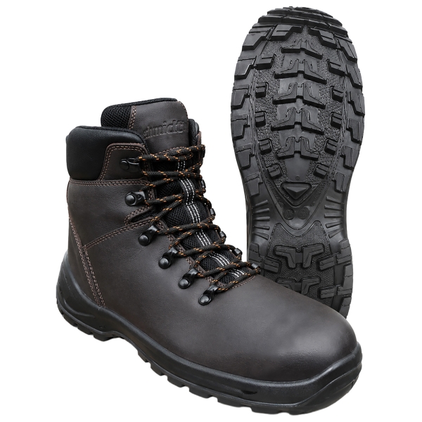 Performance Halbstiefel Bergamo dunkelbraun/schwarz waterproof