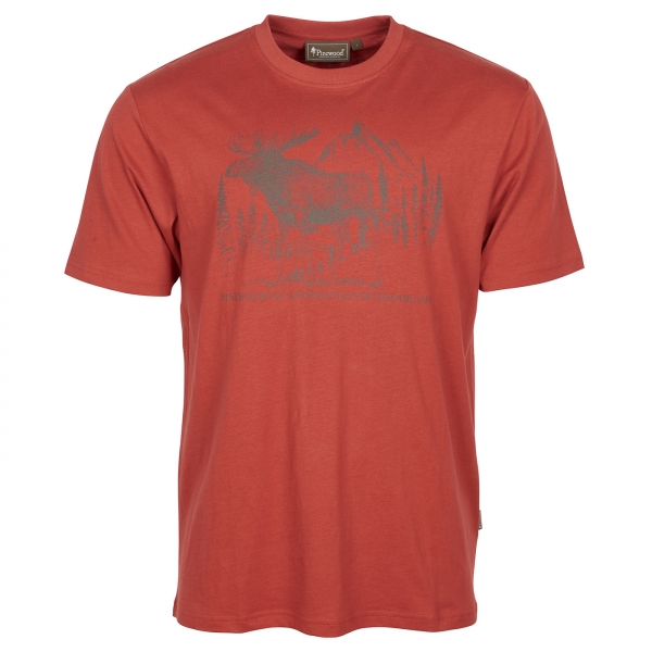 T-Shirt Elch terracotta