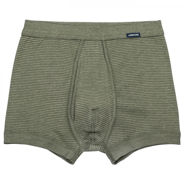 Boxershorts mit Eingriff oliv/schilf