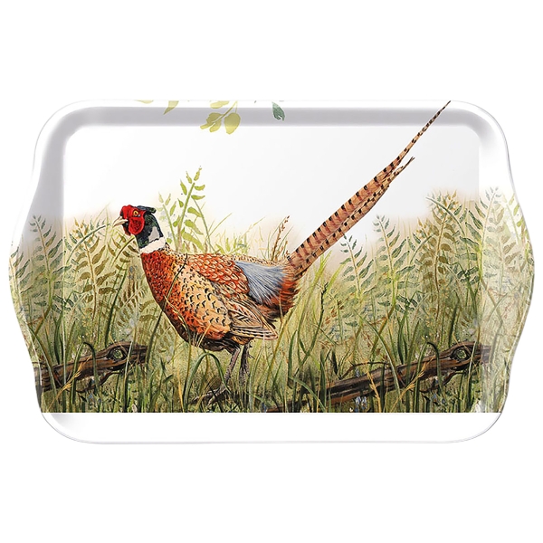 Tablett Jagdfasan 13x21cm