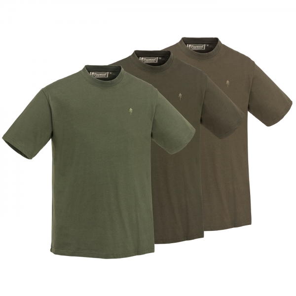 T-Shirts 3er Pack oliv/braun/khaki