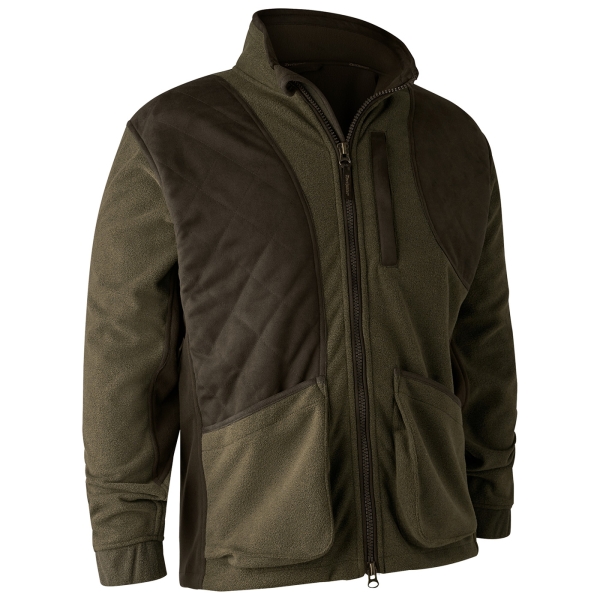 Schießjacke Gamekeeper oliv/braun