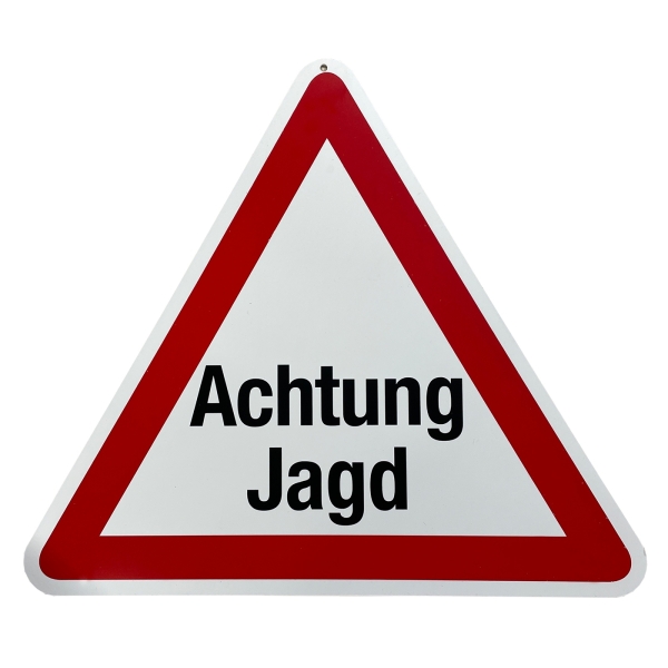 Warndreieck Achtung Jagd